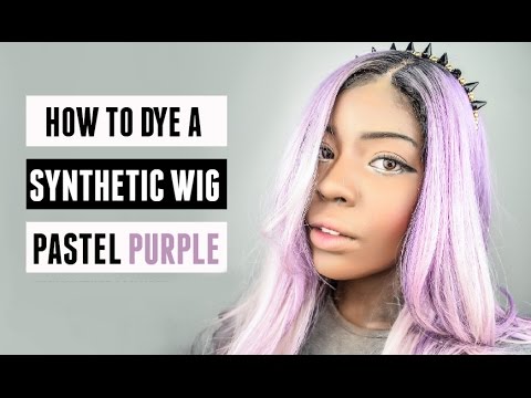 how to dye synthetic weave