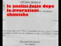 La prova delle scie chimiche