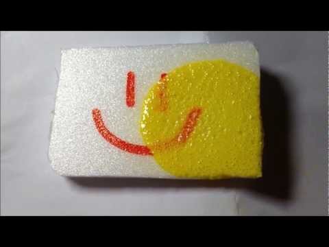how to dye styrofoam