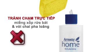  Amway Việt Nam: Hướng dẫn sử dụng sản phẩm Dish Drops
