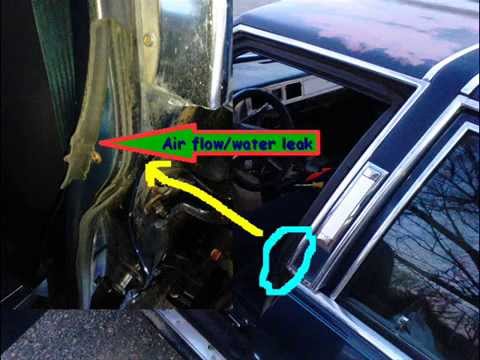 How to replace weather stripping 1985 Mercury Grand Marquis