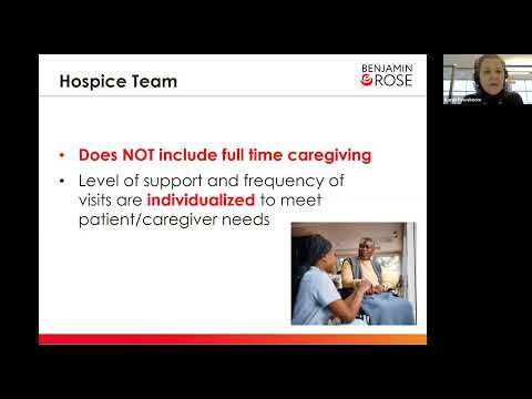 Ask the Expert- Palliative Care and Hospice: Conversations for Caregivers and Families