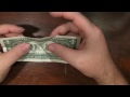 Видеосхема оригами из денег - бабочка