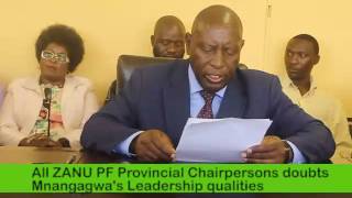 Energy Mutodi told to stop attacking President RG Mugabe