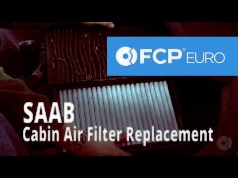 Saab Cabin Air Filter Replacement (9-5 Arc 3.0L Turbo, Mann Filters) FCP Euro