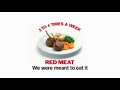 sam neil talks about how good red meat is then dances for us, great dancer! uber-cool!