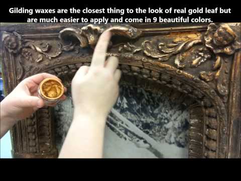 how to apply gilding wax
