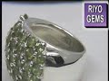 Silver peridot Ring Silver Ring India