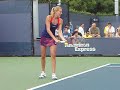 nicole vaidisova playing at the 2009 us open qualifying rounds