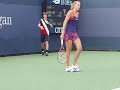 nicole vaidisova playing at the 2009 us open qualifying rounds