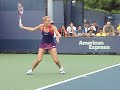 nicole vaidisova playing at the 2009 us open qualifying rounds