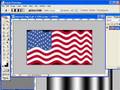Adobe Photoshop - Wavy Flag