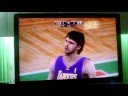 NBA 2K9 demo gameplay with the lakers and celtics