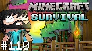 Minecraft : Survival - Part 110 - New Enchanting Room