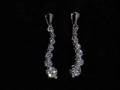 videos de Dangling Diamond Journey Earrings 1/2 Carat in 14K Whi