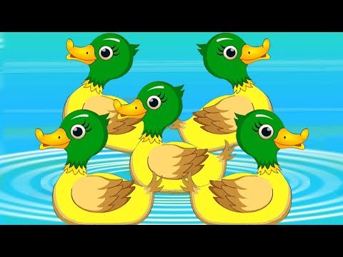 fünf kleine enten | Kinderlied | Kinderlieder | Five Little Ducks | Rhyme Songs | Children Rhymes
