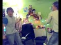 stef n eddie prancing