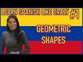 Learn Spanish Online - Common Geometric Shape Phrases