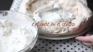 Pastel de merengue (Pavlova)