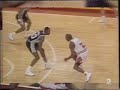 Spurs @ Bulls 1990-91: Michael Jordan 39 points, 9 assists.