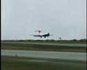 Vickers VC 10 Crosswind Landing - Slow Motion