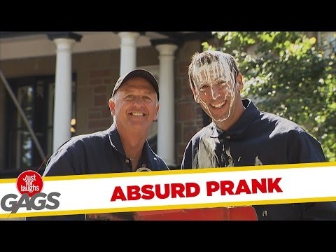 Absurd Messy Paint Prank