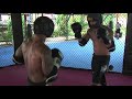 Muhsin Corbbrey sparring Ray Elbe @ Tiger Muay Thai & MMA Training Camp