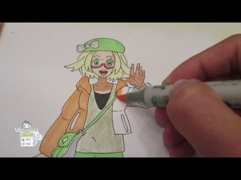 how to draw n from pokemon black and white