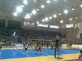 Punto de un 'maratoniano' primer set en el partido de play-offs entre el Grupo 2002 Murcia y el Jamper Aguere