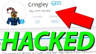 Hacked John Doe Account In Roblox Oldest Roblox Account