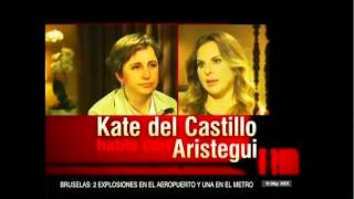 "Mi temor es ir a México": Kate del Castillo a Aristegui
