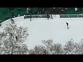 View of Midtown and Bryant Park Skating Rink from Empire State Building HD
