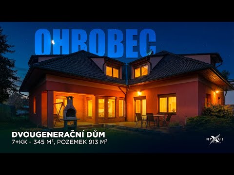 Video Prodej domu 7+kk - 345 m², pozemek 913 m², Ohrobec