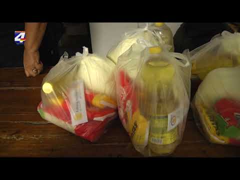 Rotary entregó canastas de alimentos para asistir a personas afectadas por la creciente