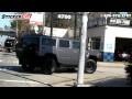 www.stickercity.com - Hummer H2 wrapped with 3M 1080-BR201 Scotchprint brushed steel vinyl film.