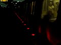 on march 17, i happened upon metro's first test of the red led lighting on the upper level of gallery pl-chinatown station.  unlike its orange counterpart, this ended up being deployed all over the system.  personally, i can stand the red lighting replacing the earlier white lighting, but i find that the red lighting, when flashing, does not differentiate enough between dark and light.  with the leds, to make them most noticeable when flashing, they should go completely to black, rather than just a slightly darker red.