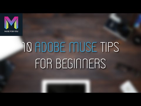 10 Adobe Muse Tips for Beginners | Adobe Muse Tutorial | Muse For You