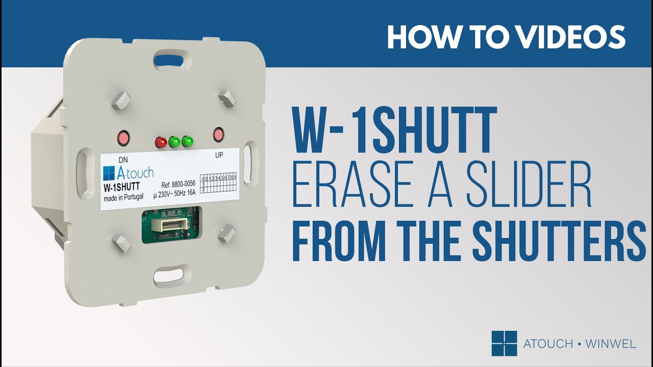 Como apagar um slider associado a estores