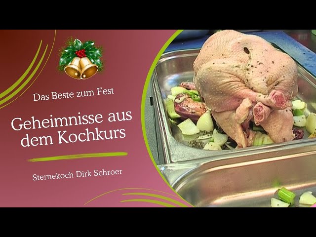 Weihnachtsgans mit Orangen- Fenchelfüllung | Sternekoch Dirk Schroer