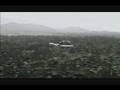 heavy tstorm landing w/quartering tailwind