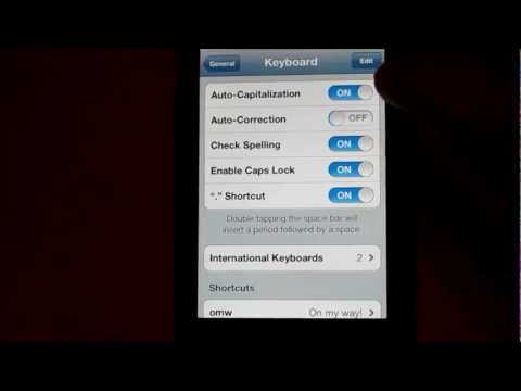 how to eliminate autocorrect iphone