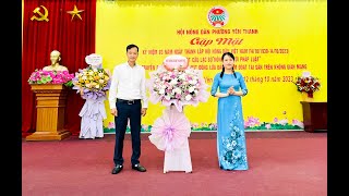 Hội Nông dân phường Yên Thanh gặp mặt kỷ niệm 93 năm Ngày thành lập Hội nông dân Việt Nam