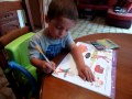Premiers devoirs de vacances pour NATHAN