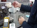 Steaming 150ml cold milk to 60-degree celcius in 35 seconds with milk frother