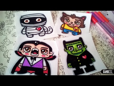 how to draw monsters