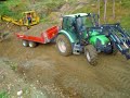 Deutz Fahr with a little too big load Deutz Fahr with a little too big load
