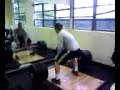 405 lb Single arm dead lift