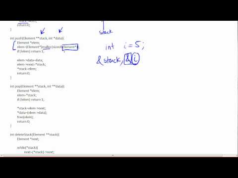 how to know the stack size in c