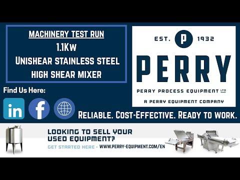 UNISHEAR UN1L15 Mixéry kontinuální a disolvery - ostatní | Perry Equipment (1)