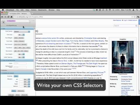 0 Modificando sitios en Chrome con Stylebot